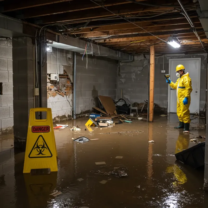 Flooded Basement Electrical Hazard in Munsons Corners, NY Property